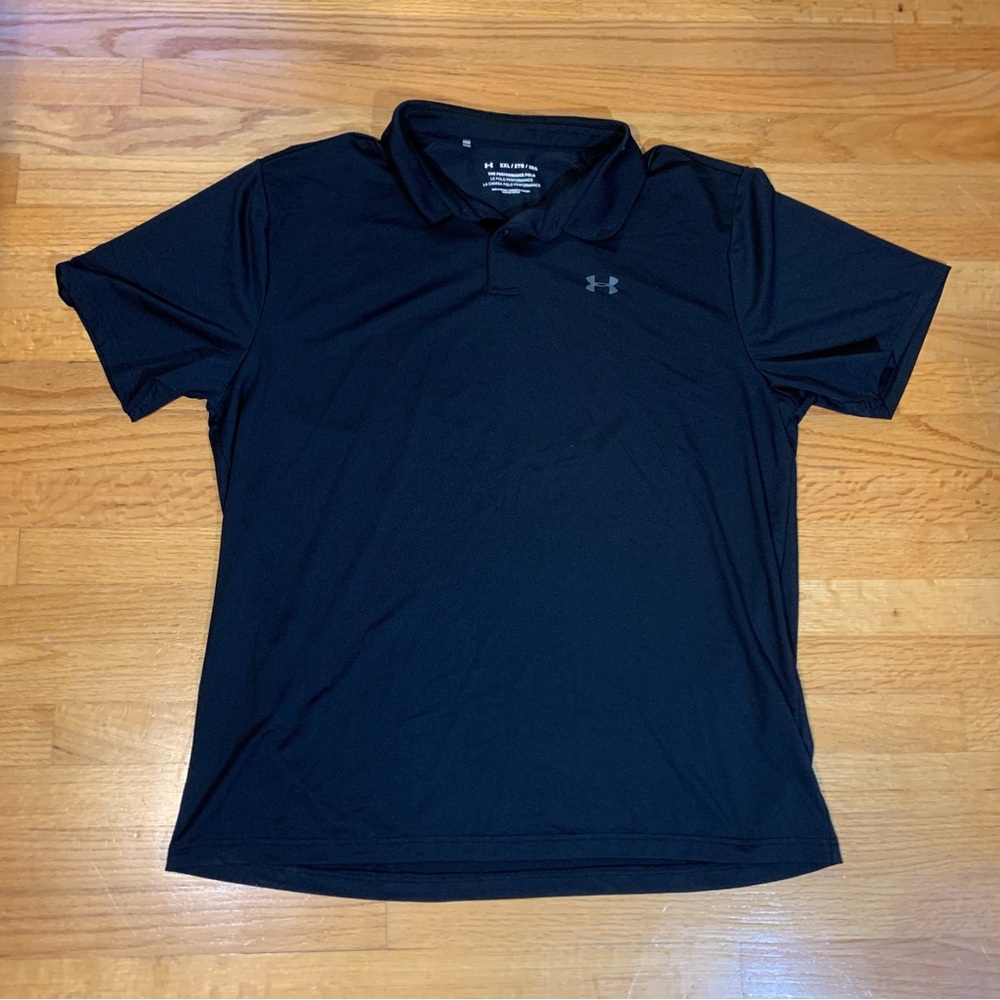 Under Armour The Performance Polo Black Men's 2XL Style 1342080